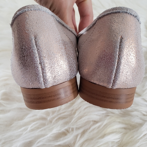 NWOB Pazolini Made In Italy Metalic Slip On Loafers Women's Size 36 EU /5.5-6US - Picture 6 of 7